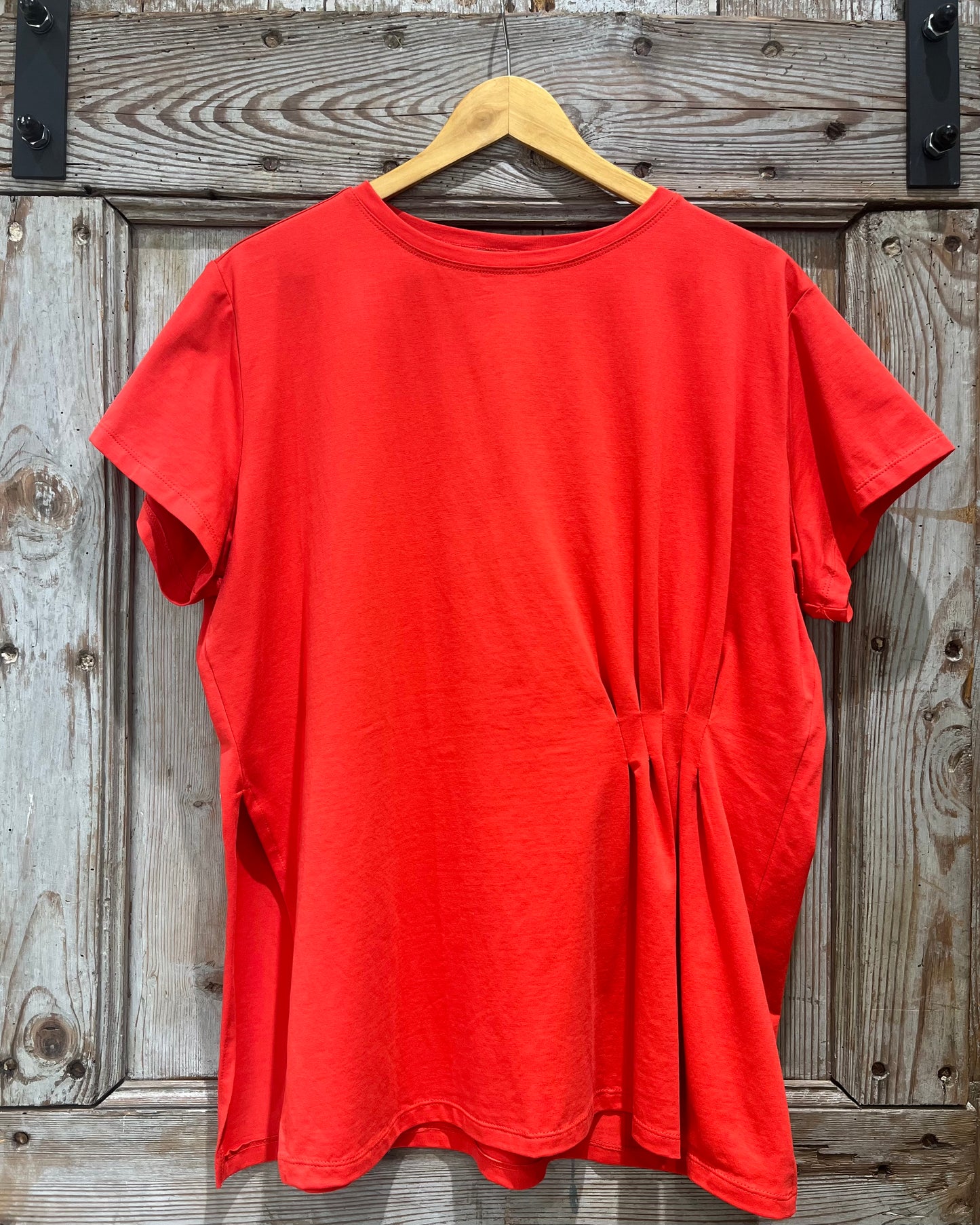 Maglia arricciatura | Rosso
