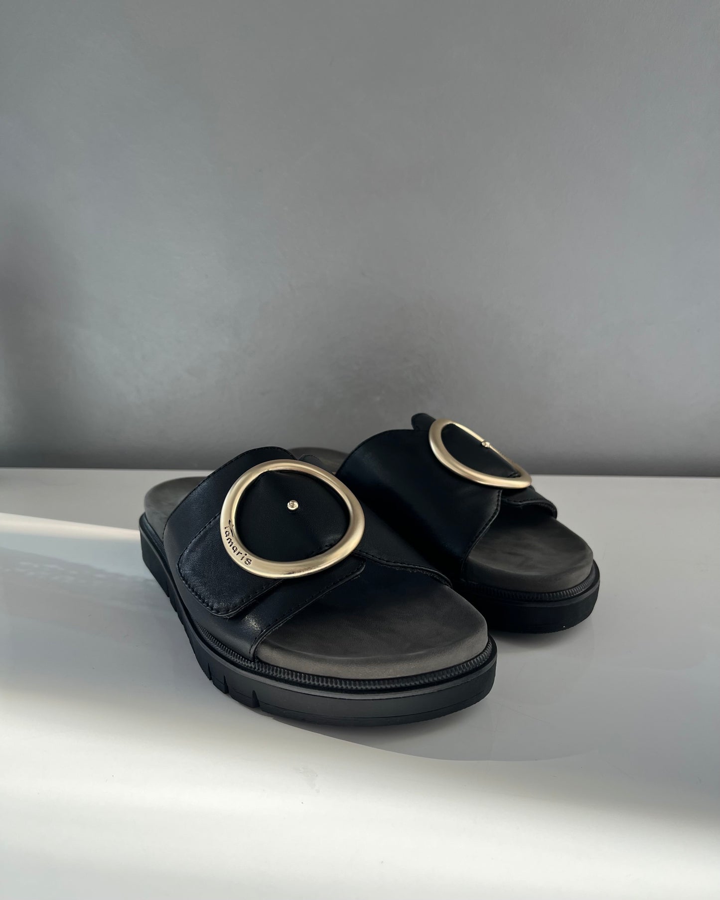 Ciabatta Wide Fit | Nero