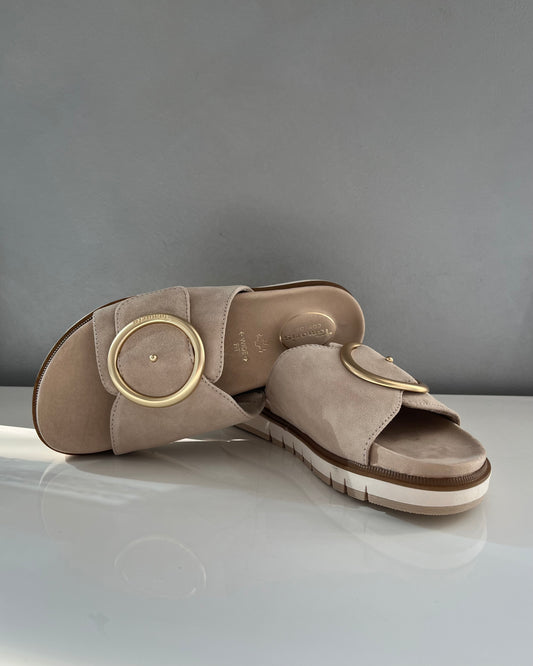 Ciabatta Wide Fit | Beige