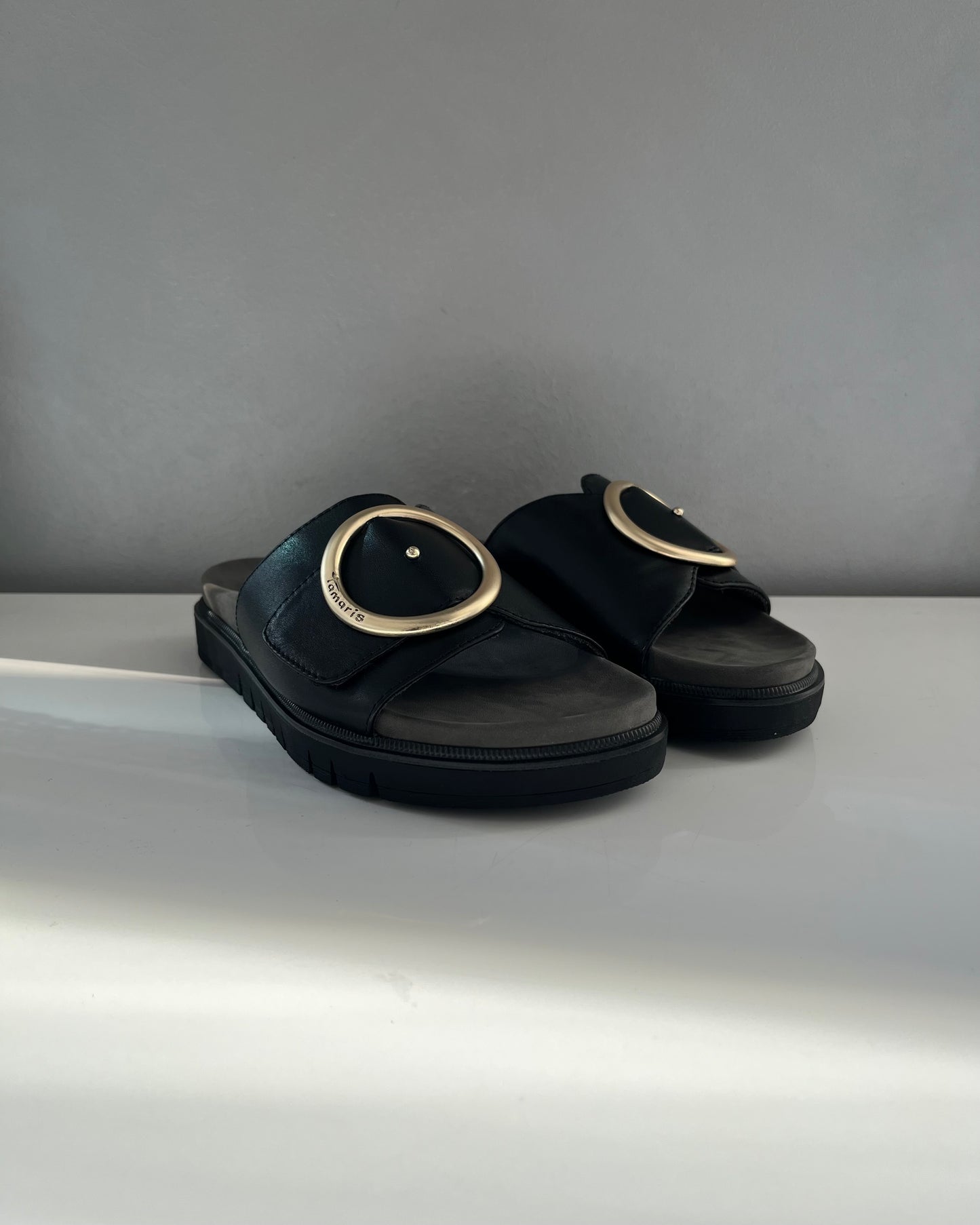 Ciabatta Wide Fit | Nero