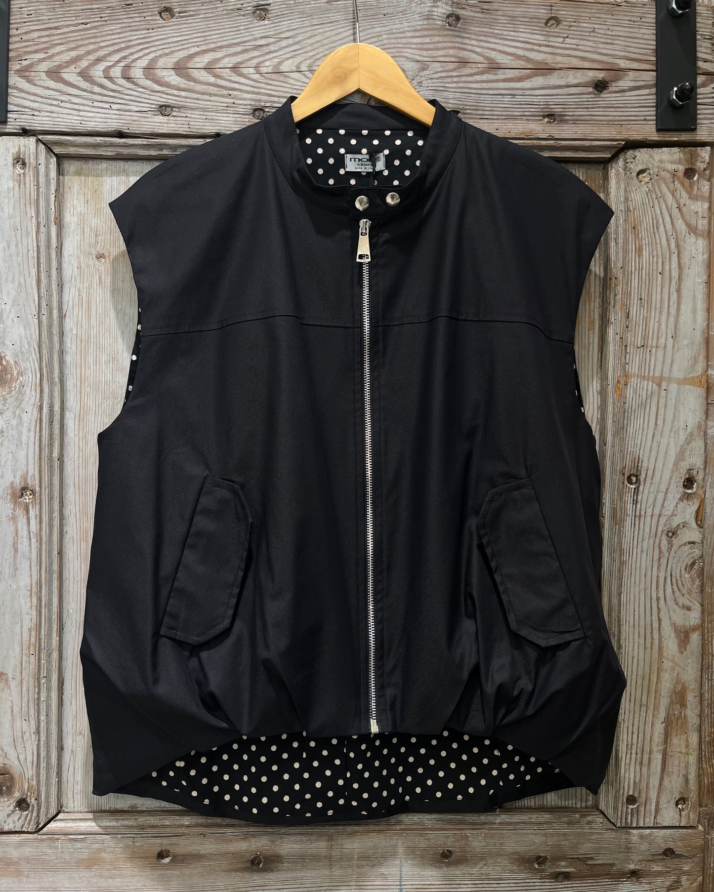 Gilet pois | Nero
