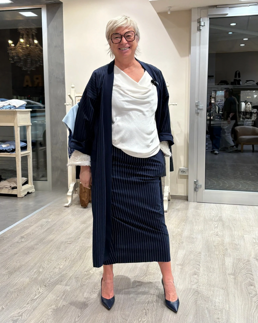 Gonna Tubino Blu | Curvy