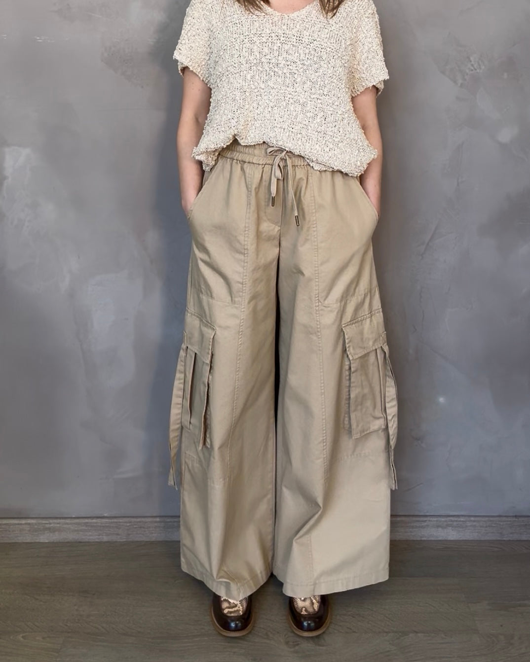 Pantalone cargo palazzo