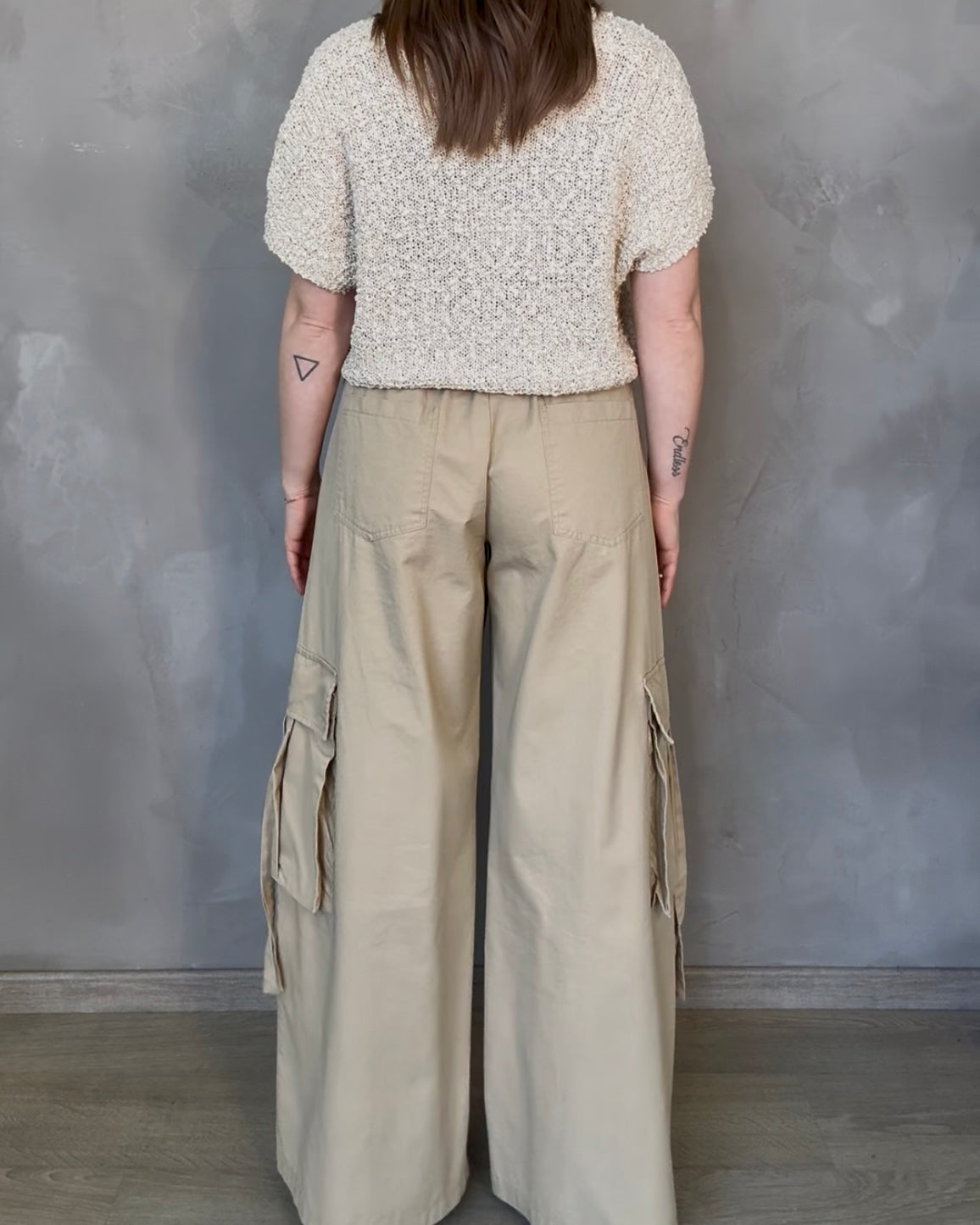 Pantalone cargo palazzo