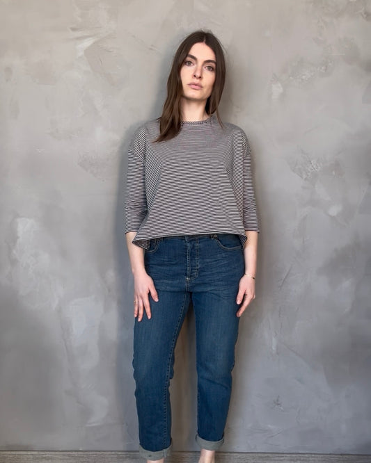 Maglia righe | Blu