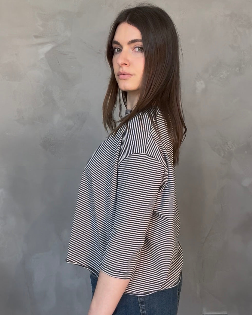 Maglia righe | Blu