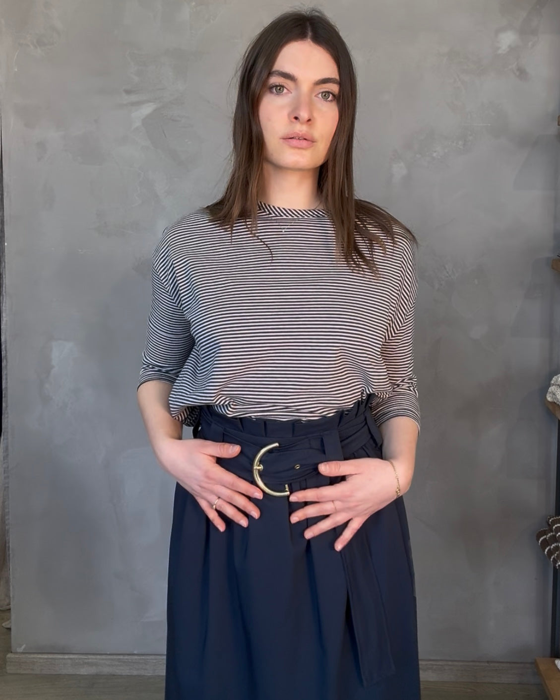 Gonna cintura | Blu