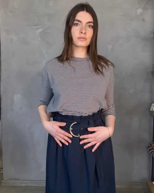 Gonna cintura | Blu