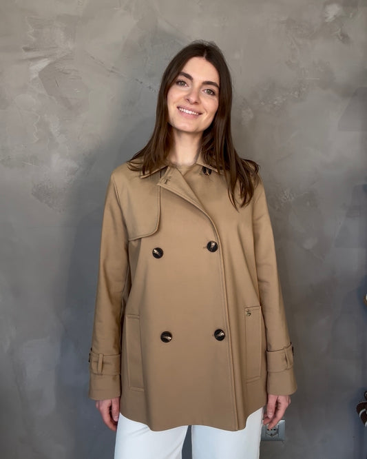 Trench corto | Cammello