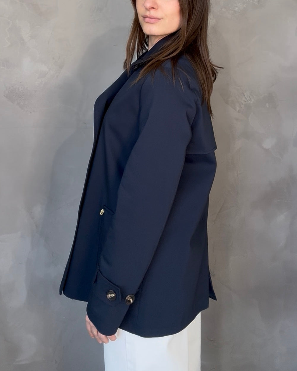 Trench corto | Blu